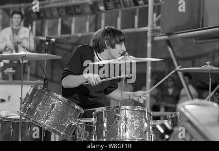 Die, die sich auf die Plätze, fertig, los! Im Oktober 1966. Foto: Tony Gale Stockfoto