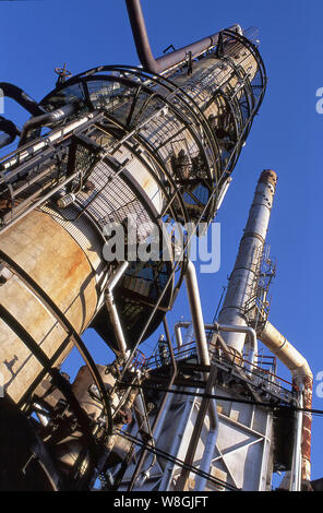 Sehr größere Ölraffinerien Benzin, Erdgas, Erdöl bi-Produkte, Schmiermittel und vielen anderen auf Erdöl basierenden Produkte. Stockfoto