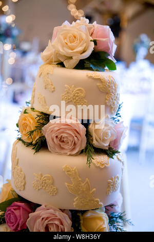 Hochzeitstorte Stockfoto