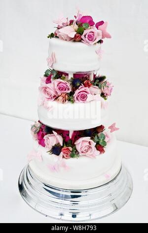 Hochzeitstorte Stockfoto