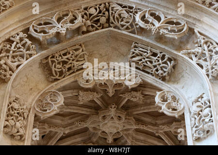 Sanctuaire de Marguerite d'Autriche. Eglise Saint-Nicolas-de-Tolentin de Brou. Bourg-en-Bresse. / Das Heiligtum von Margarete von Österreich. Saint-Nicolas-de- Stockfoto