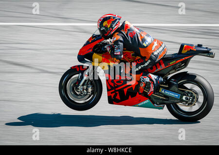 Red Bull KTM Factory Racing französische Reiter Johann Zarco konkurriert im ersten Training der Österreichischen MotoGP Grand Prix. Stockfoto