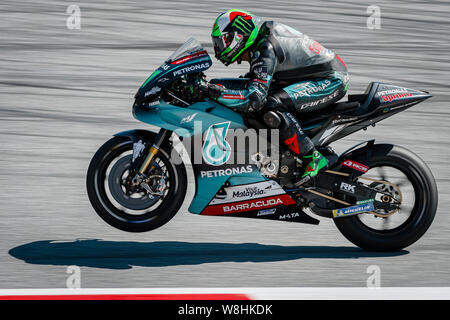 Petronas Yamaha SRT Italiener Franco Morbidelli konkurriert im ersten Training der Österreichischen MotoGP Grand Prix. Stockfoto