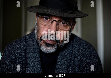 Porträt eines reifen Mannes mit einem traurigen Blick. Stockfoto