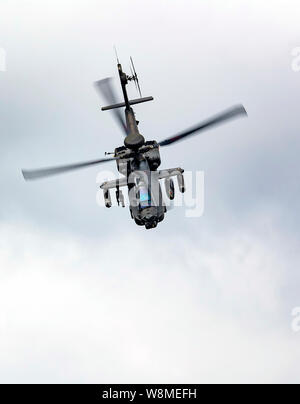 Army Air Core Apache AH1 Kampfhubschrauber im Royal International Air Tattoo 2019 Stockfoto