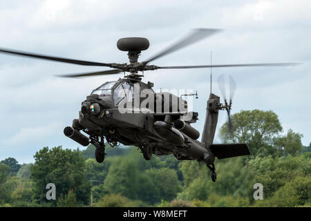 Army Air Core Apache AH1 Kampfhubschrauber im Royal International Air Tattoo 2019 Stockfoto