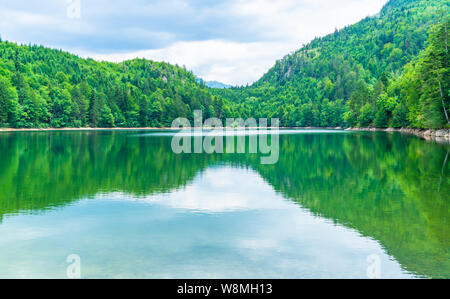 Nussensee See in Oberösterreich in der Nähe von Bad Ischl im Salzkammergut. Stockfoto