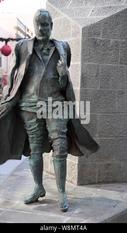 Las Palmas, Gran Canaria, Spanien - 31. Dezember 2017. Memorial Juan Negrin (1892-1956) war ein Physiologe und spanischer Politiker. Von 1937-1945 war er Stockfoto