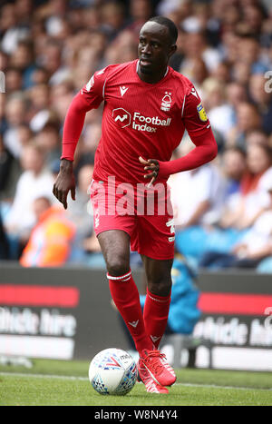 Nottingham Forest Albert Adomah während der Sky Bet Championship Match an der Elland Road, Leeds. Stockfoto