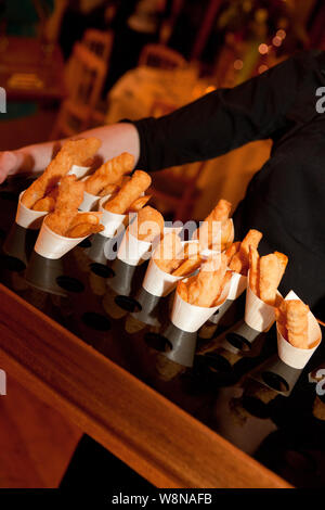 Canapés Stockfoto