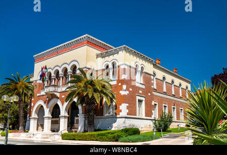 Blick auf das Theater in Porec, Kroatien Stockfoto