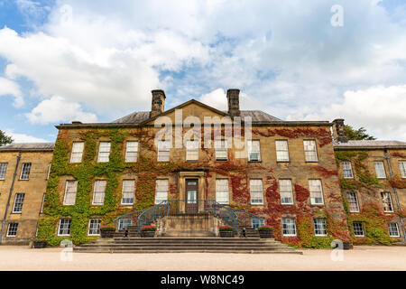 Erddig Halle ein historisches Herrenhaus aus dem 17. Jahrhundert in der Mitte des 18. Jahrhunderts Garten- und Parklandschaft in Shropshire überlebt ist einer der prächtigsten Häuser. Stockfoto