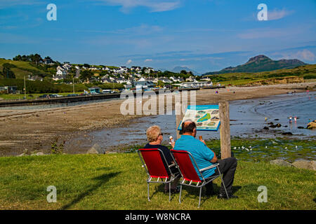 Criccieth, Gywnedd, Wales. Großbritannien Stockfoto