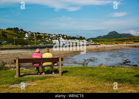 Criccieth, Gywnedd, Wales. Großbritannien Stockfoto