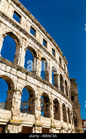 Römische Arena in Pula, Kroatien Stockfoto