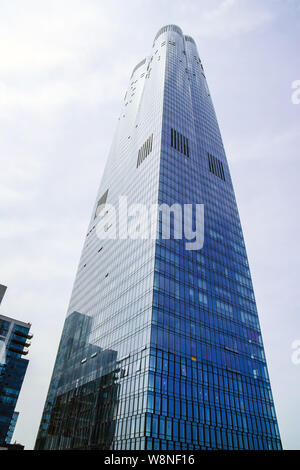 35 Hudson Yards Gebäude in West Side von Manhattan ist ein Gebäude, dass sowohl im kommerziellen und privaten Bereich Leerzeichen enthält. New York City, USA: Stockfoto