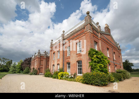 Avington Park und historischen Landhaus in einer wunderschönen Parklandschaft, Avington, Hampshire, Großbritannien Stockfoto