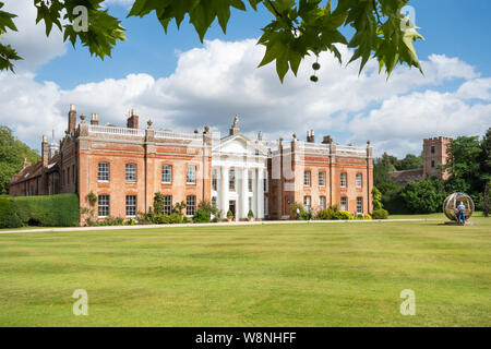 Avington Park und historischen Landhaus in einer wunderschönen Parklandschaft, Avington, Hampshire, Großbritannien Stockfoto