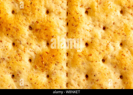 Vollkornbrot Cracker Textur Nahaufnahme Stockfoto