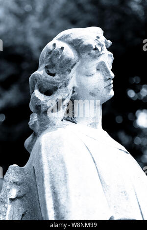 Geschnitzte Engel Monument, ein Friedhof in der Nähe von Newcastle upon Tyne, Tyne und Wear, Großbritannien Stockfoto