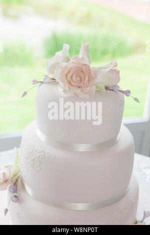 Hochzeitstorte Stockfoto