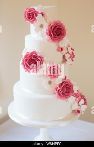Hochzeitstorte Stockfoto