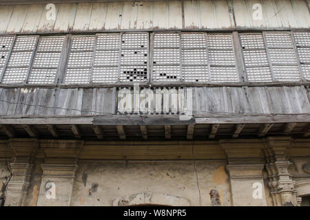 Juli 14, 2019-VIGAN PHILIPPINEN: antike Architektur in Vigan Philippinen Stockfoto