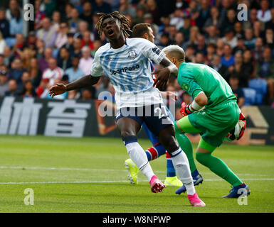 London, Großbritannien. 10 Aug, 2019. Everton von Moise Kean während der Englischen Premier League zwischen Crystal Palace und Everton an Selhurst Park Stadium, London, England am 10. August 2019 Credit: Aktion Foto Sport/Alamy leben Nachrichten Stockfoto