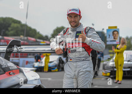 KENT, VEREINIGTES KÖNIGREICH. 10 Aug, 2019. in der DTM-Rennen 1 Während der DTM (Deutsche Tourenwagen)- und W-Serie in Brands Hatch GP-Strecke am Samstag, 10. August 2019 in Kent, England. Credit: Taka G Wu/Alamy leben Nachrichten Stockfoto