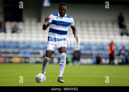London, Großbritannien. 10 Aug, 2019. Helle Osayi-Samuel der Queens Park Rangers während der efl Skybet Meisterschaft übereinstimmen, Queens Park Rangers v Huddersfield Town an Der kiyan Prinz Stiftung Stadium, Loftus Road in London am Samstag, den 10. August 2019. Dieses Bild dürfen nur für redaktionelle Zwecke verwendet werden. Nur die redaktionelle Nutzung, eine Lizenz für die gewerbliche Nutzung erforderlich. Keine Verwendung in Wetten, Spiele oder einer einzelnen Verein/Liga/player Publikationen. pic von Tom Smeeth/Andrew Orchard sport Fotografie/Alamy Live news Credit: Andrew Orchard sport Fotografie/Alamy leben Nachrichten Stockfoto