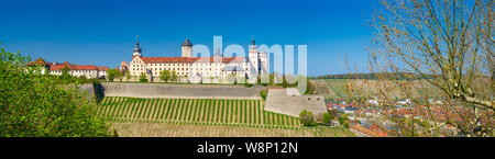 Die Festung Marienberg in Würzburg, Franken, Deutschland Stockfoto