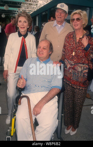 Nancy Reagan, Ronald Reagan, Sarah Brady, James Brady Stockfoto