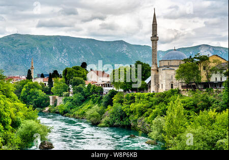 Koski Mehmed Pascha Moschee in Mostar, Bosnien und Herzegowina Stockfoto