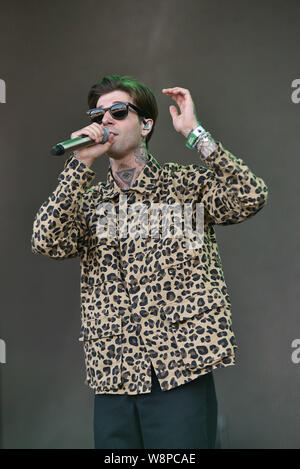 July 1, 2018: Lead singer Jesse Rutherford of the band The