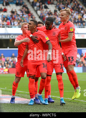 Bild Shibu PremanAHPIX LTD, Fußball, Sky Bet Meisterschaft, Queens Park Rangers v Huddersfield Town, Loftus Road, London, UK, 10.08.19, 15:00 Uhr Hud K.O Stockfoto