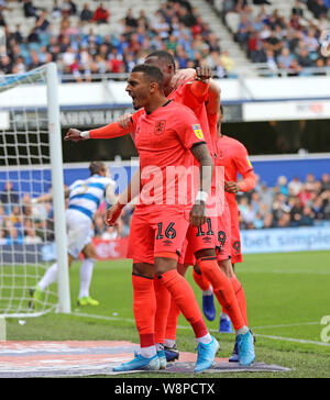 Bild Shibu PremanAHPIX LTD, Fußball, Sky Bet Meisterschaft, Queens Park Rangers v Huddersfield Town, Loftus Road, London, UK, 10.08.19, 15:00 Uhr Hud K.O Stockfoto