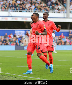 Bild Shibu PremanAHPIX LTD, Fußball, Sky Bet Meisterschaft, Queens Park Rangers v Huddersfield Town, Loftus Road, London, UK, 10.08.19, 15:00 Uhr Hud K.O Stockfoto