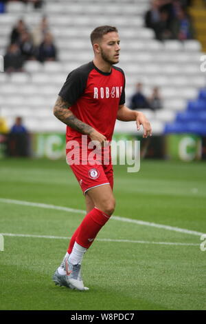 Birmingham, West Midlands, UK. 10 August, 2019. Josh Brownhill von Bristol City vor der Meisterschaft Befestigung zwischen Birmingham und Bristol City in der EFL-Meisterschaft. Stockfoto