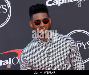 Die ESPYs 2019 Ankünfte an der Microsoft Theater in Los Angeles, Kalifornien statt. Mit: Usher Wo: Los Angeles, Kalifornien, Vereinigte Staaten, wenn: 11 Jun 2019 Credit: Adriana Barraza/WENN.com M. Stockfoto