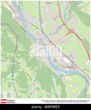 Hallein Osterreich Europa Stock Vektorgrafik Alamy