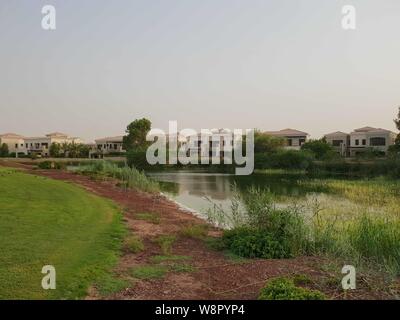 NOV. 6, 2018 - DUBAI UAE: Arabian Ranches Residenzen in Dubai in den Vereinigten Arabischen Emiraten. Stockfoto