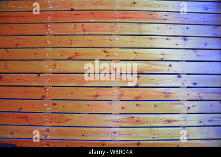 Natürliche Holz- Oberfläche von Brennofen - getrocknete Bretter nützlich als Hintergrund Stockfoto