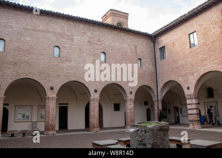 Fabriano - Italien - April 2019 - Papier und Wasserzeichen Museum Stockfoto