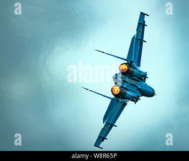 Suchoi Su-27 an der Royal International Air Tattoo 2019 Stockfoto