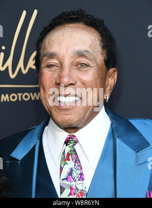 August 8, 2019, Los Angeles, Kalifornien, USA: 08.August 2019 - Los Angeles, Kalifornien - Smokey Robinson. 'S Showtime "Hitsville: Die Herstellung von Motown" Los Angeles Premiere im Harmony Gold gehalten. Photo Credit: Birdie Thompson/AdMedia (Credit Bild: © Birdie Thompson/AdMedia über ZUMA Draht) Stockfoto