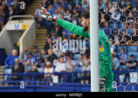 10. August 2019, Hillsborough, Sheffield, England; Sky Bet Meisterschaft, Sheffield Mittwoch vs Barnsley: Sami Radlinger (1) Barnsley Credit: Kurt Fairhurst/News Bilder, Englische Fußball-Liga Bilder unterliegen DataCo Lizenz Stockfoto