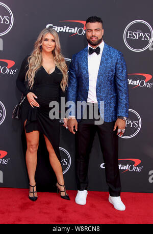 Die ESPYs 2019 Ankünfte an der Microsoft Theater in Los Angeles, Kalifornien statt. Mit: Marissa Powell, Kyle Van Noy Wo: Los Angeles, Kalifornien, Vereinigte Staaten, wenn: 11 Jun 2019 Credit: Adriana Barraza/WENN.com M. Stockfoto