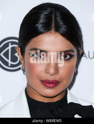 LOS ANGELES, Kalifornien, USA - 10. August: Schauspielerin Priyanka Chopra kommt an der Beautycon Festival Los Angeles 2019 - Tag 1 im Los Angeles Convention Center am 10. August 2019 in Los Angeles, Kalifornien, Vereinigte Staaten. (Foto von Xavier Collin/Image Press Agency) Stockfoto