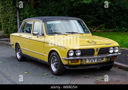 Ein Triumphe Dolomite Sprint Classic British Car. Stockfoto