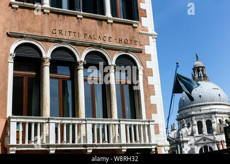 Gritti Palace Hotel. Luxuriöses 5-Sterne-Hotel außen. Venedig, Italien, Europa, EU. Stockfoto